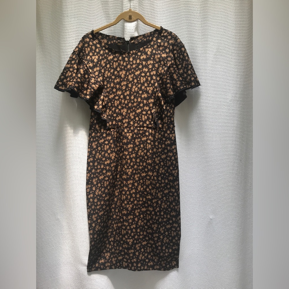 Anthropology Womens Dress | Size 6 | Black Floral